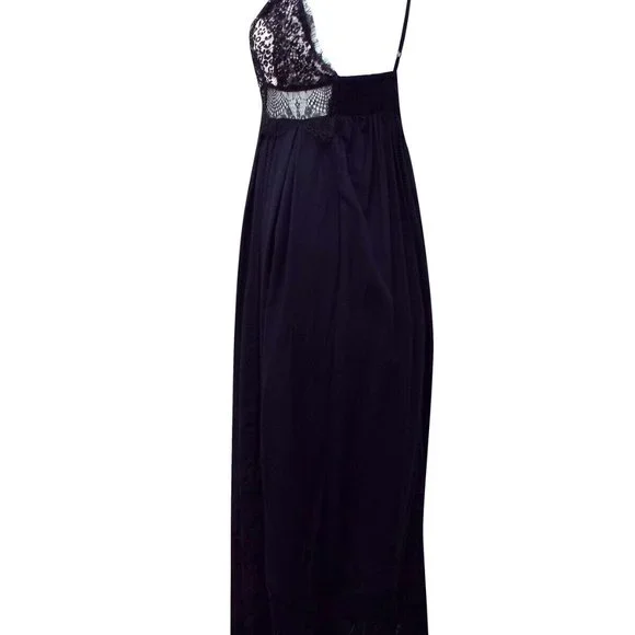 Free People BLACK Wild Eyes Jumpsuit - Size XS - Picture 8 of 8